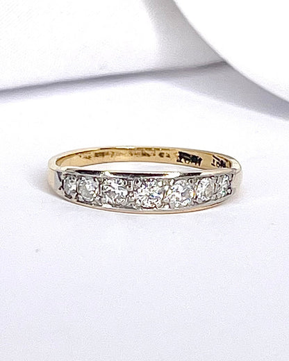 Bague Rivière Diamants 0.50 carat "Nolla"