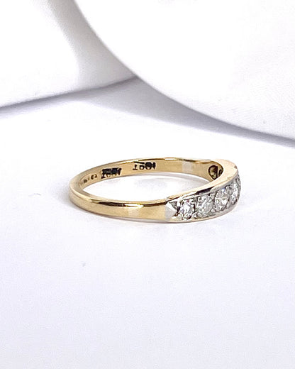 Bague Rivière Diamants 0.50 carat "Nolla"