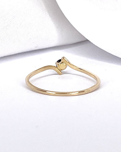 Solitaire Sapphire Ring "Jaqueline"