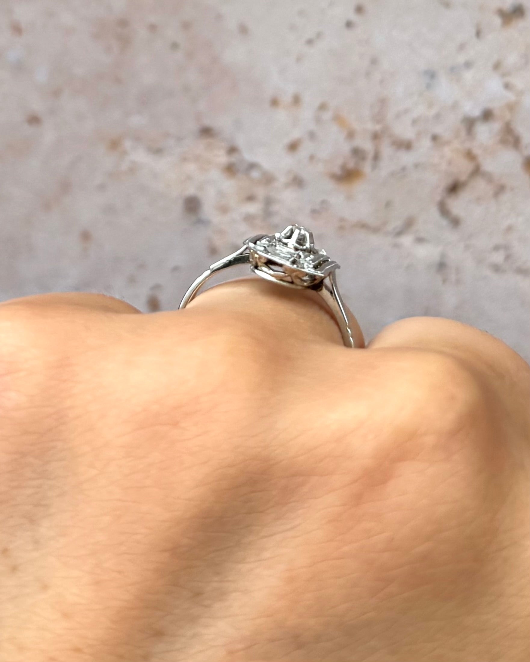 Bague Art-Déco Diamants "Maeva"