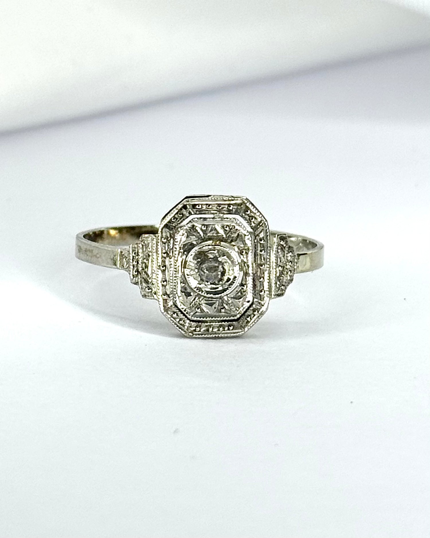 Bague Art-Déco Diamant "Solange"