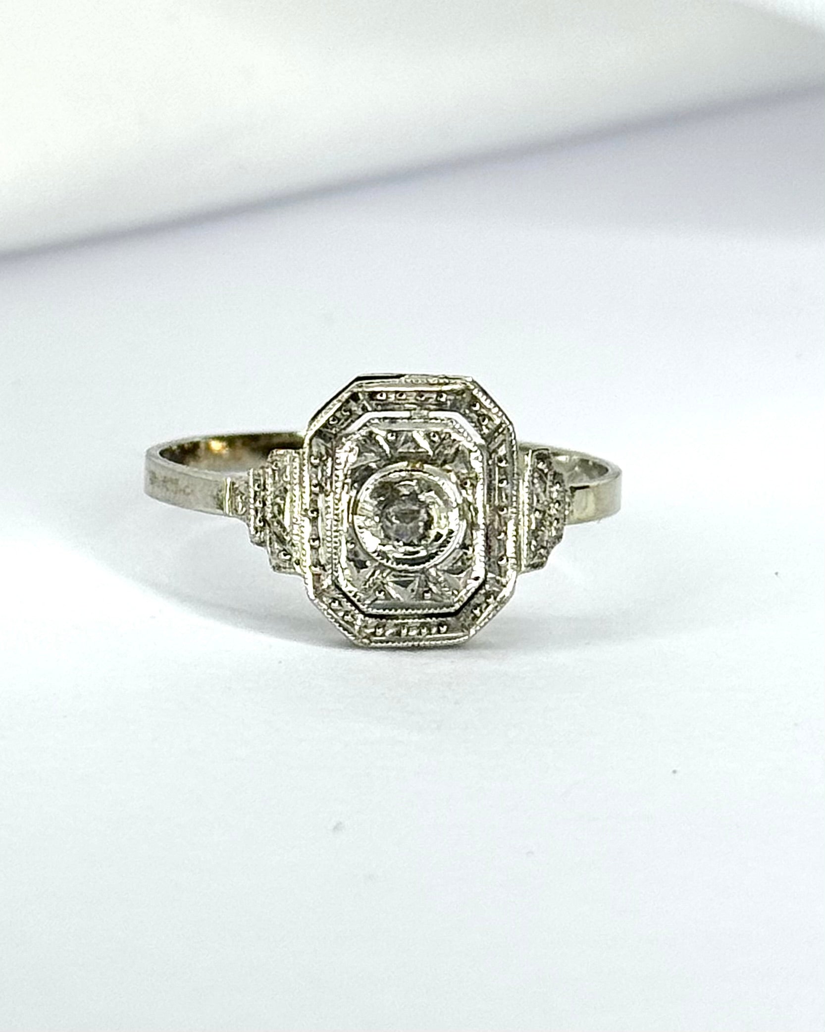 Bague Art-Déco Diamant "Solange"