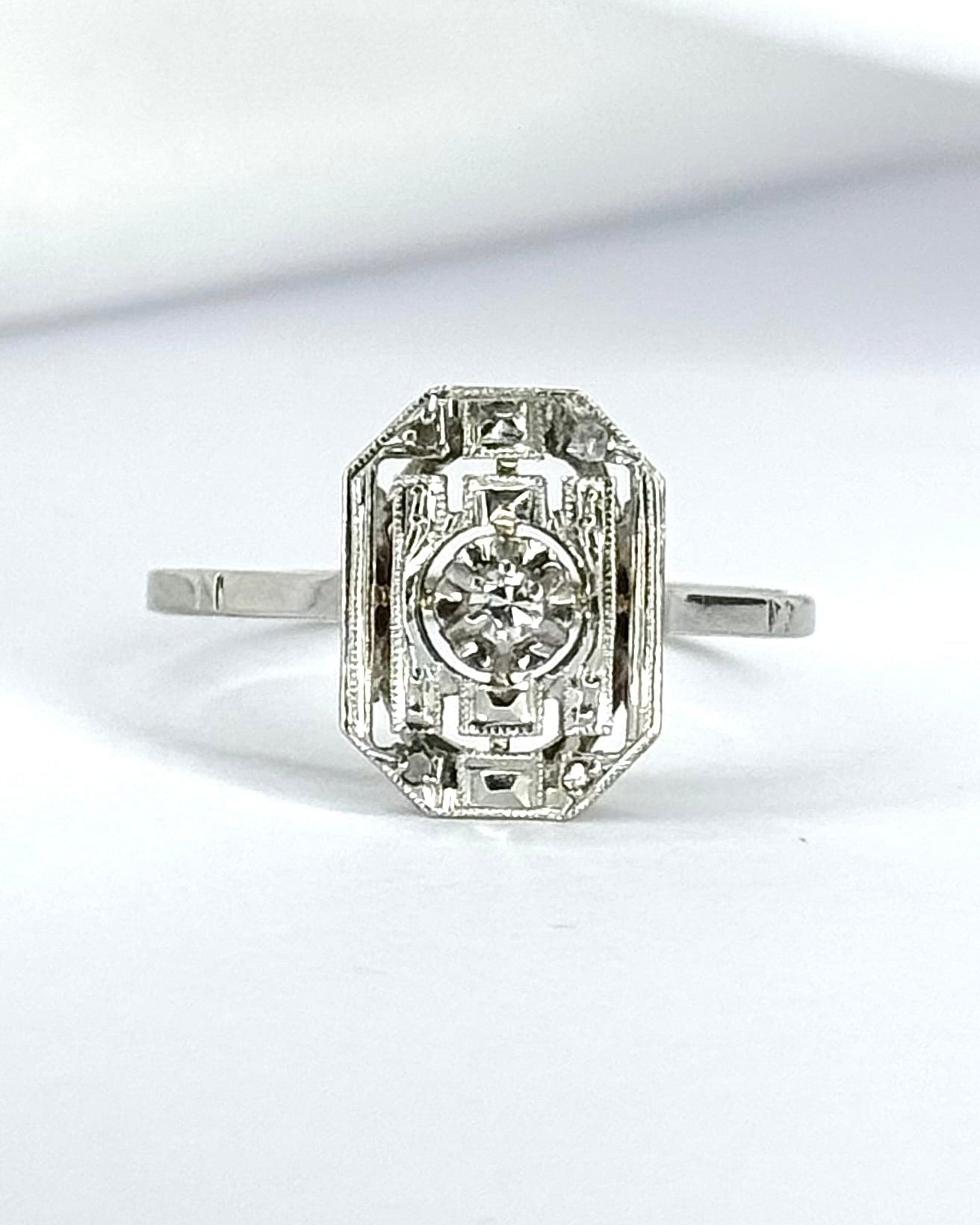 Bague Art-Déco Diamants "Maeva"