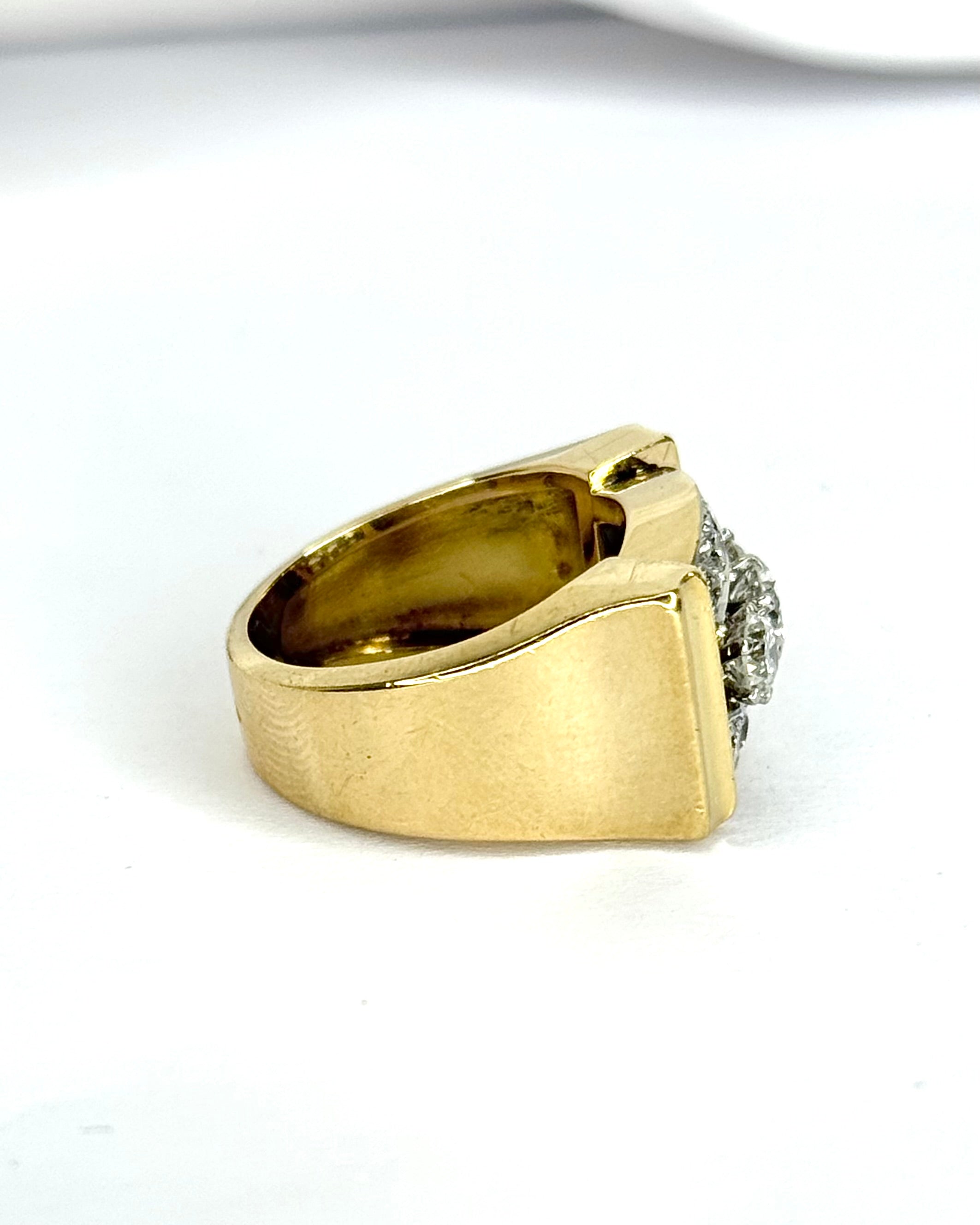 Bague Tank Diamants 1.40 carat "Rémi"