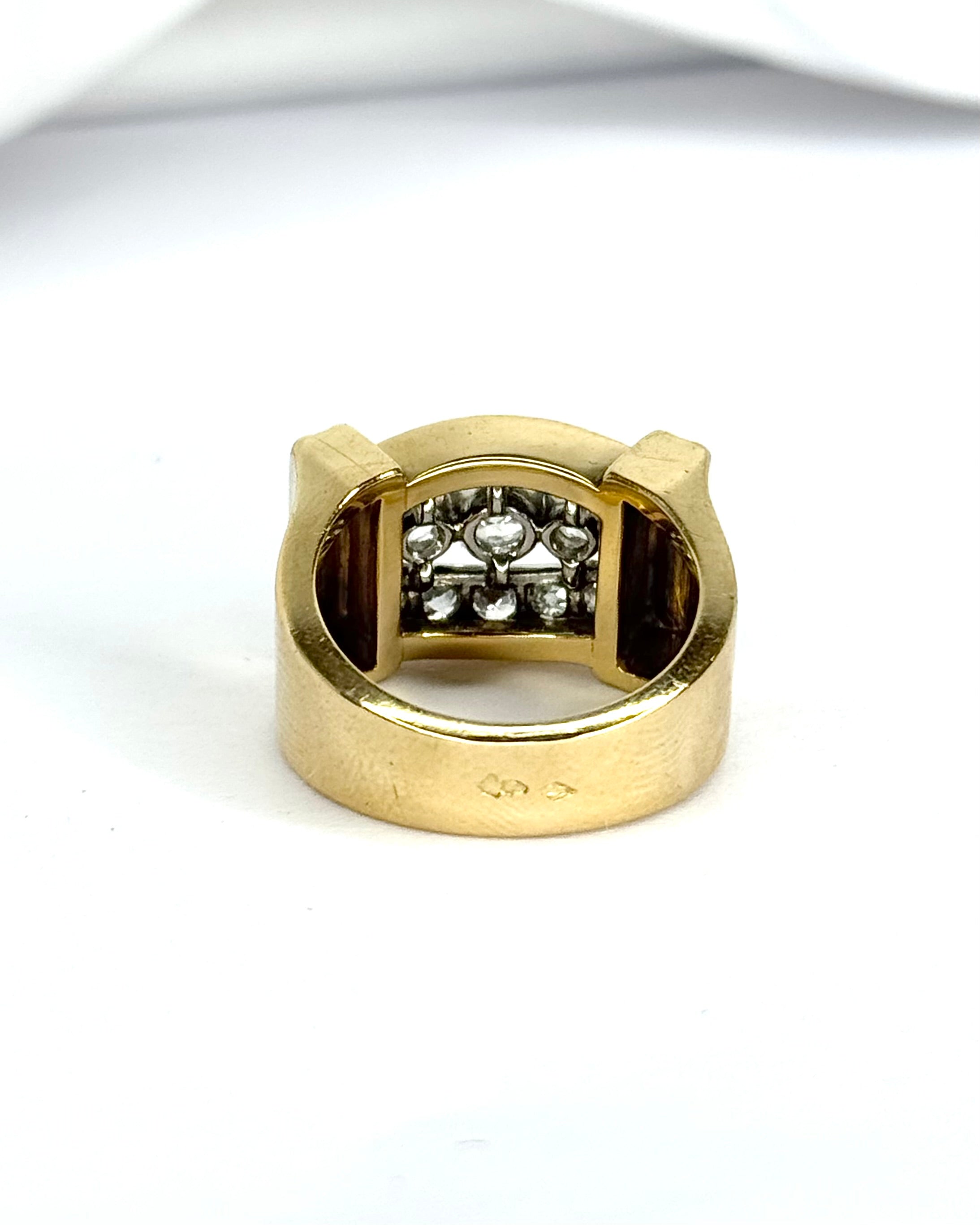Bague Tank Diamants 1.40 carat "Rémi"