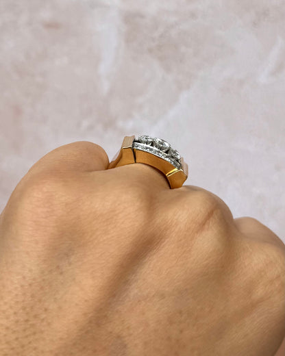 Bague Tank Diamants 1.40 carat "Rémi"