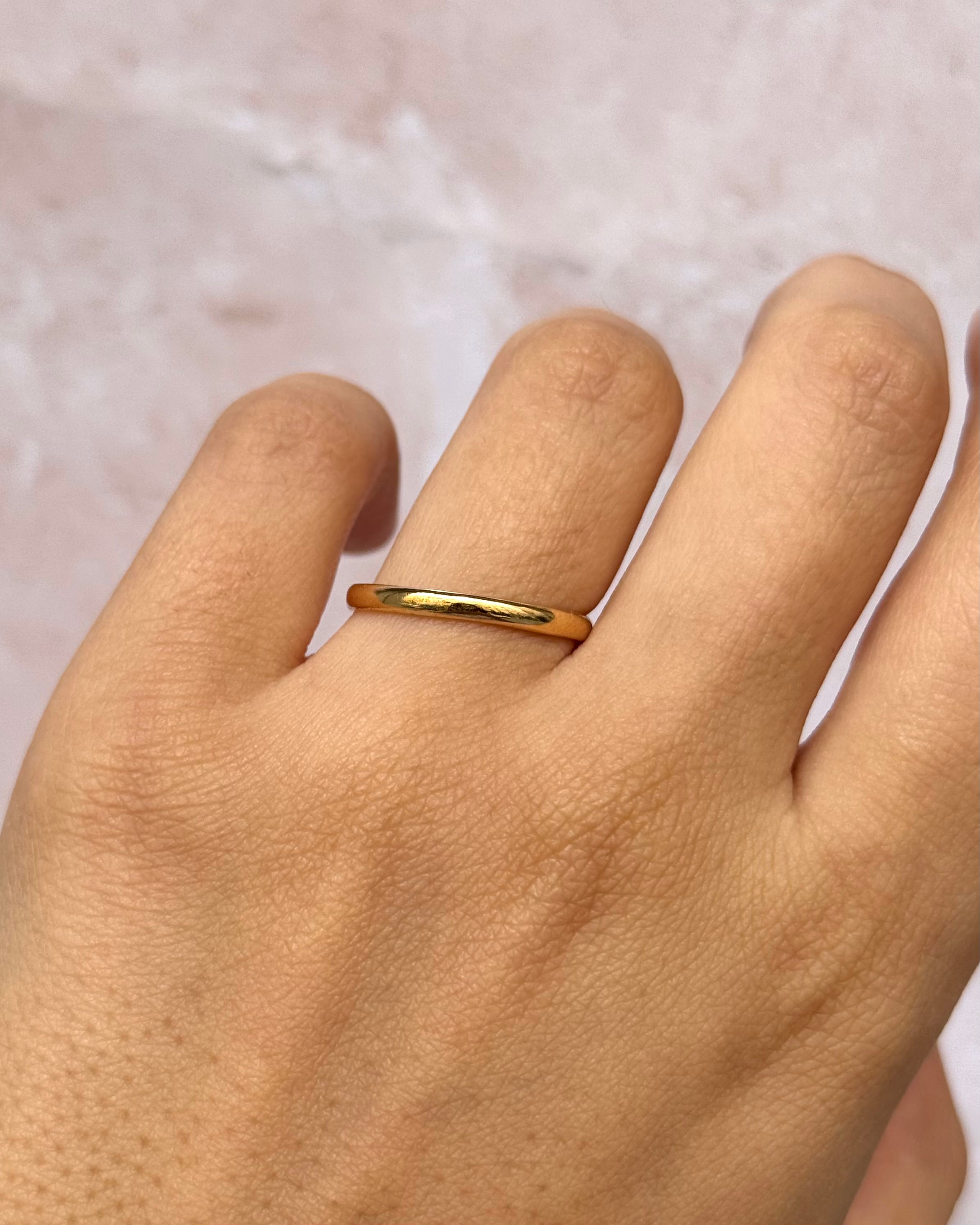 Alliance Or Jaune 18 carats 2.1 mm "Samuel"