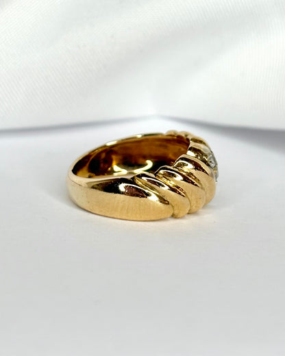 Bague Jonc Diamants "Laura"