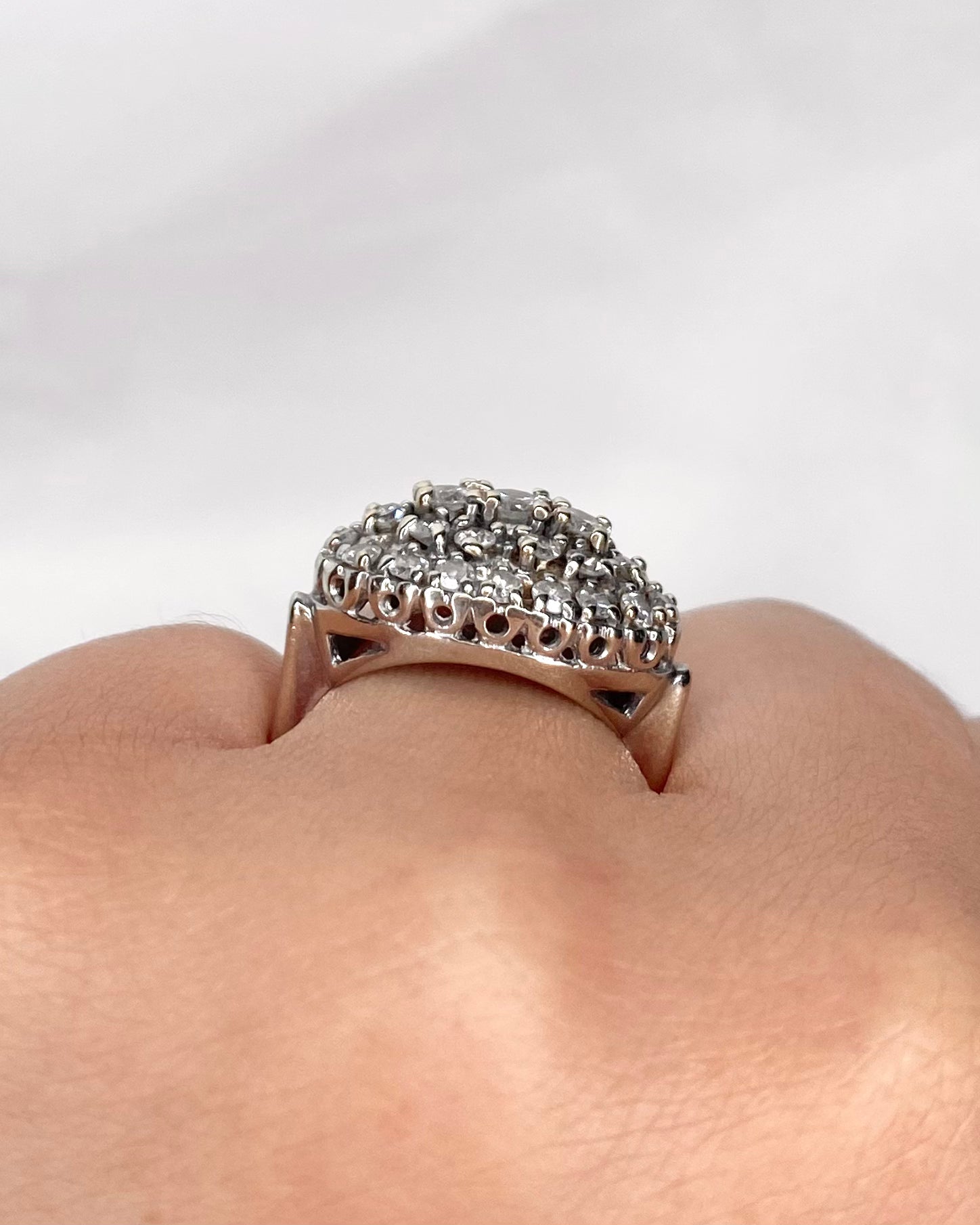 Bague Boule Diamants 1.65 carat "Emmy" - Elliade Paris