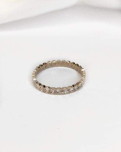 Alliance Or Gris 2.5 mm "Flora"