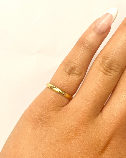 18-Carat Yellow Gold Wedding Band 2.5 mm "Aimée"
