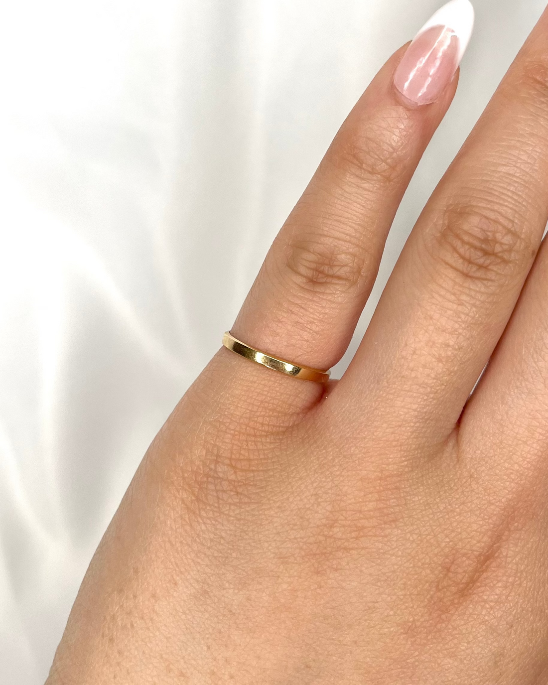 Bague Alliance Or Jaune 2 mm "Nedim"