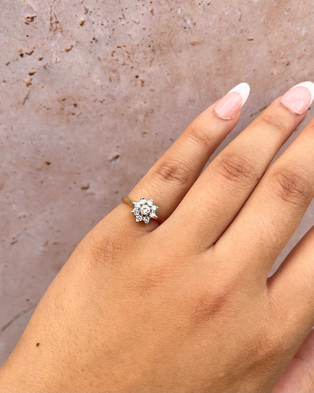 Bague Marguerite Diamants 0.33 carat "Rita"