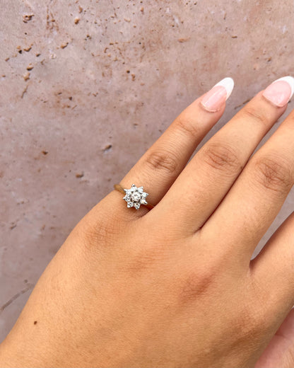 Anillo Marguerite Diamantes 0,33 quilates "Rita"