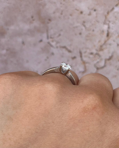 Bague Solitaire Diamant 0.65 carat "Flavie"