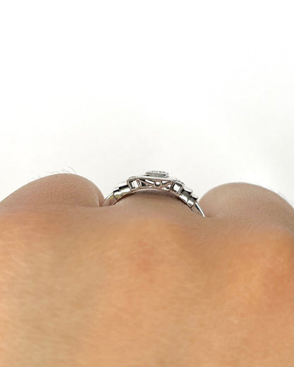 Bague Art-Déco Diamants "Noelie" - Elliade Paris