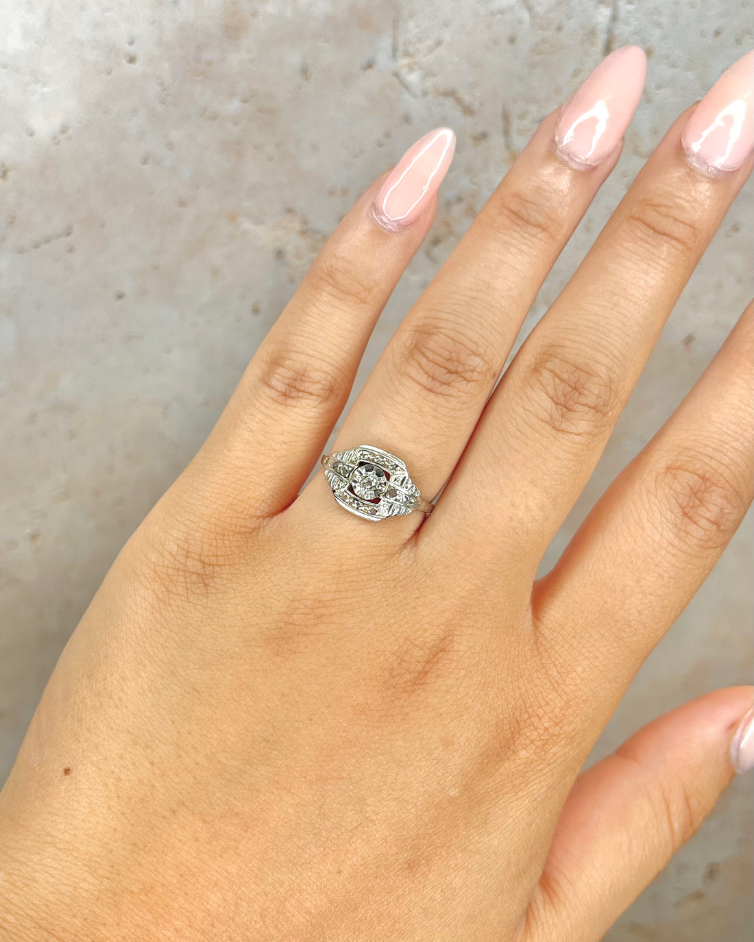 Bague Art-Déco Diamants "Telma"