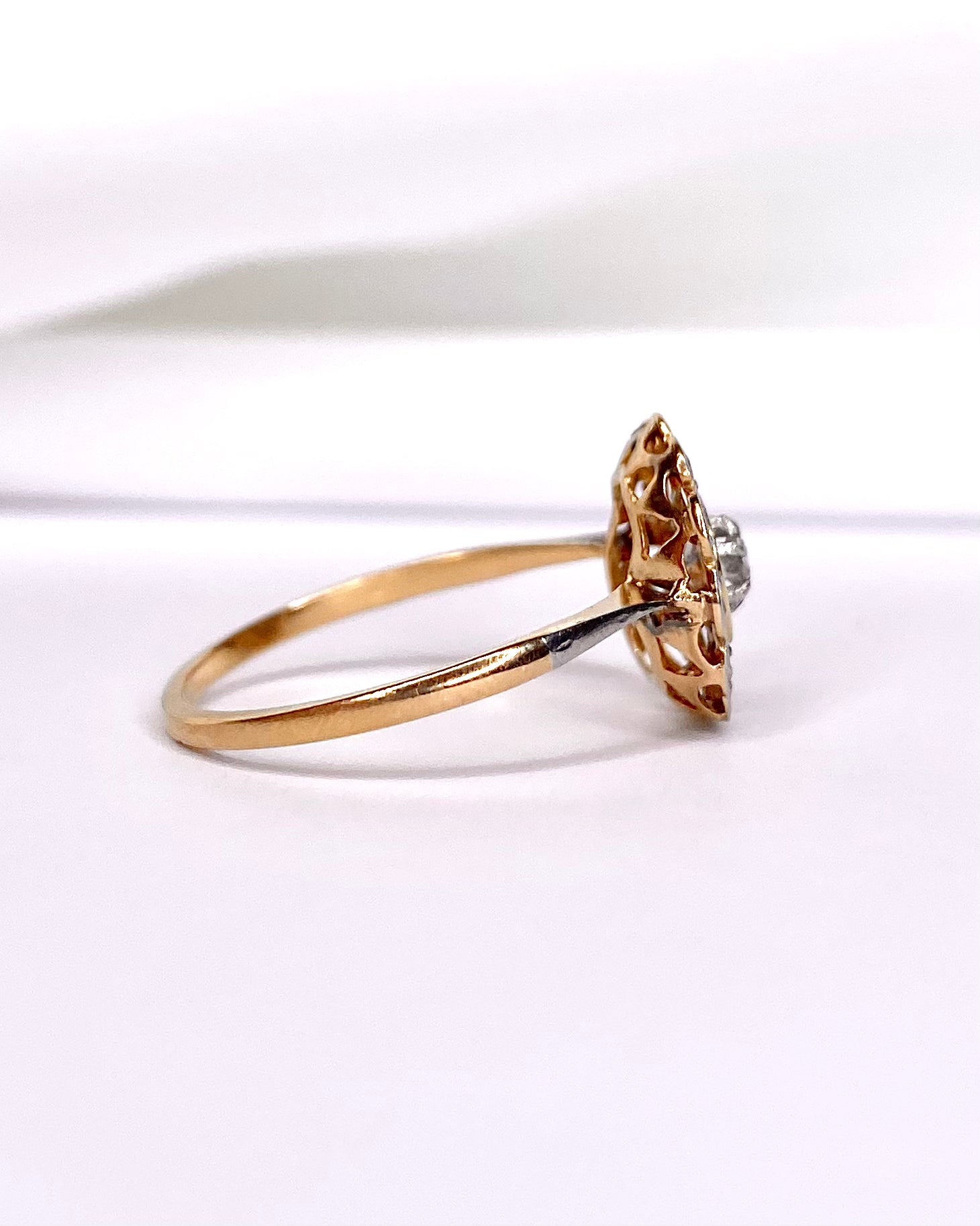 Bague Art-Déco 13 Diamants "Laurine" - Elliade Paris