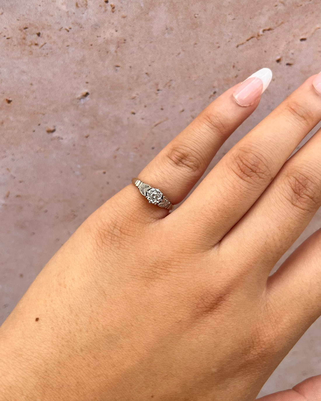 Bague Art-Déco Diamant "Barbara"