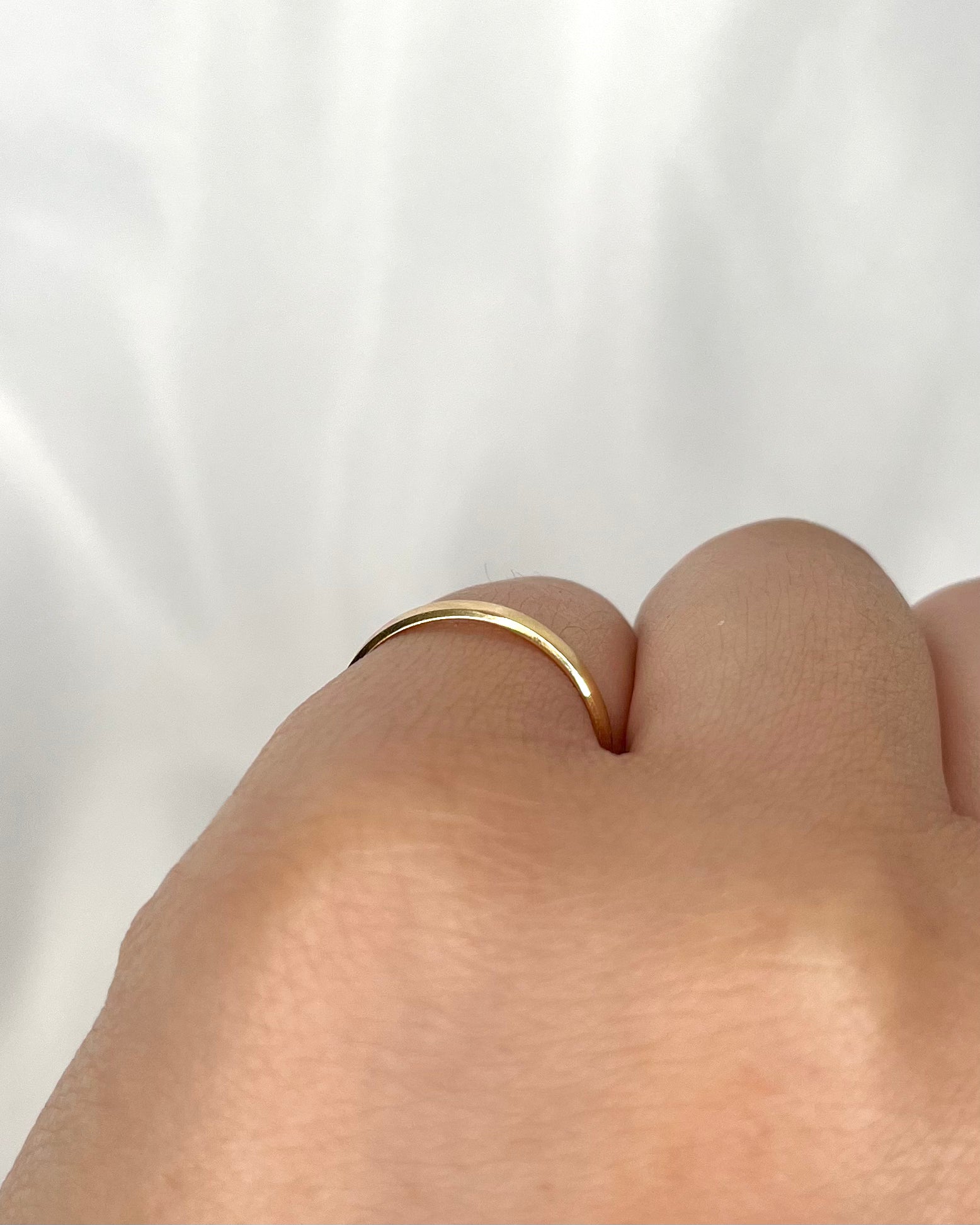 Bague Alliance Or Jaune 2 mm "Nedim" - Elliade Paris