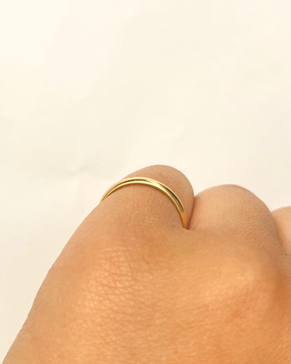 18-Carat Yellow Gold Wedding Band 2.5 mm "Aimée"