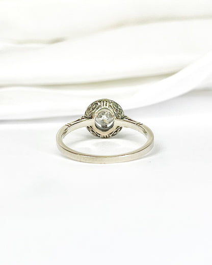 Art Deco Diamond Ring 0.71 Carat "Emilie"