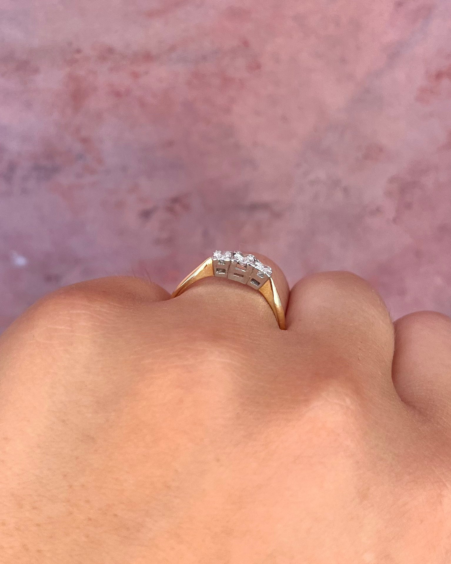 0.34 Carat Diamond Trilogy Ring "Amanda"