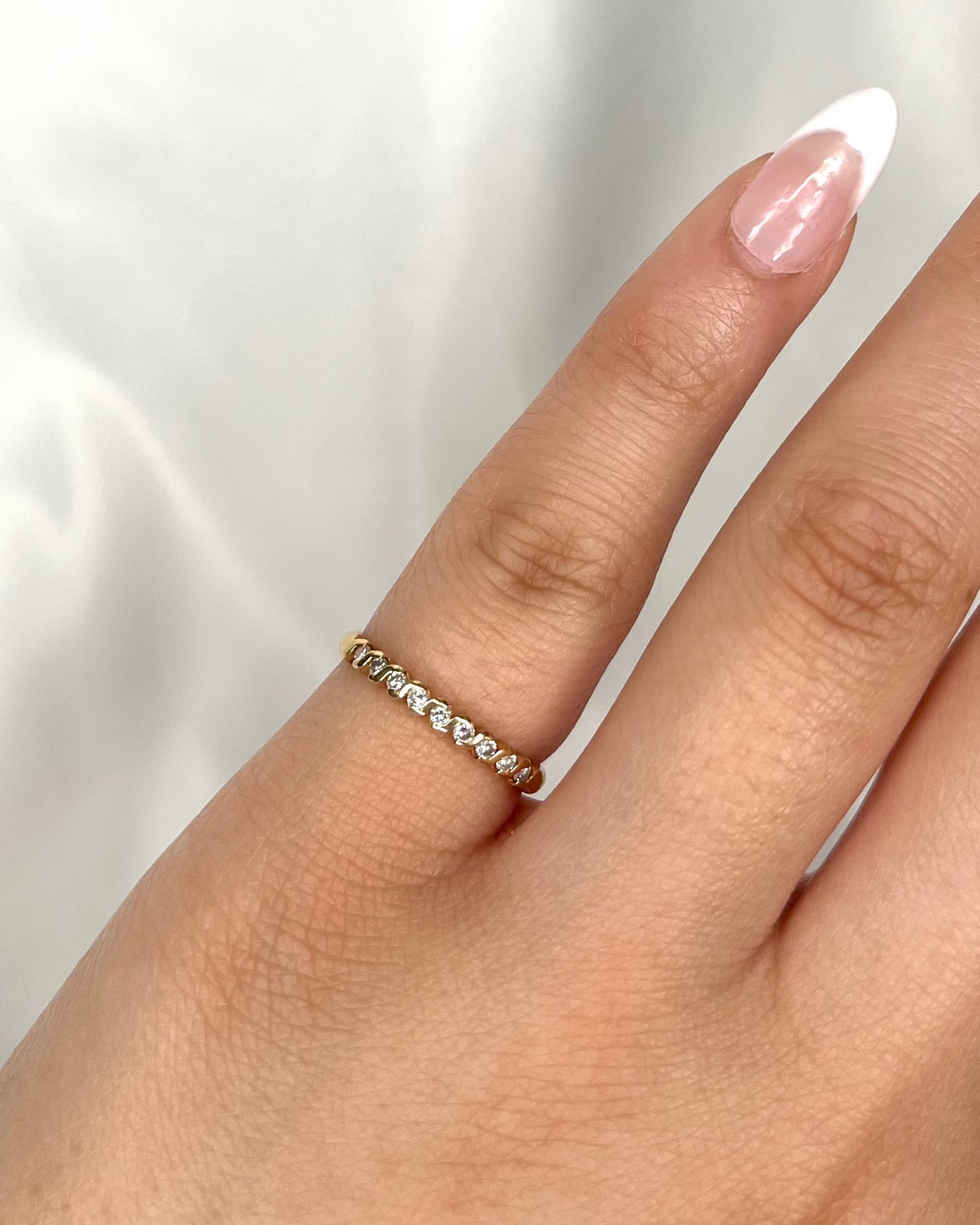 Demi-Alliance Diamants "Marianne" - Elliade Paris