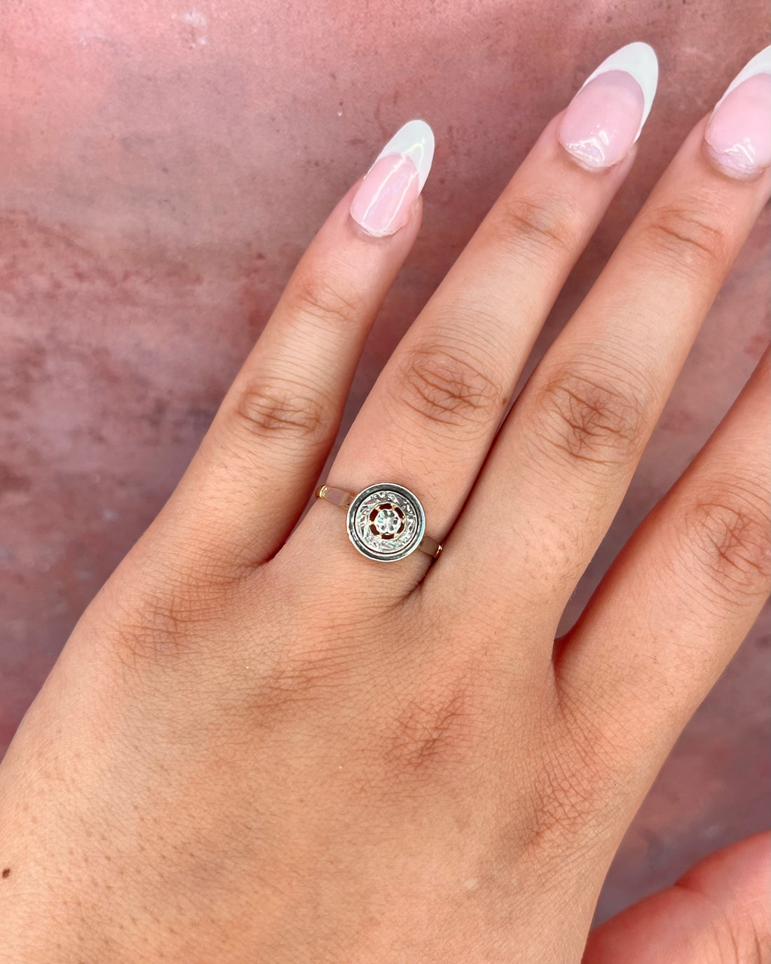 Bague Art-Déco Diamant "Asma"