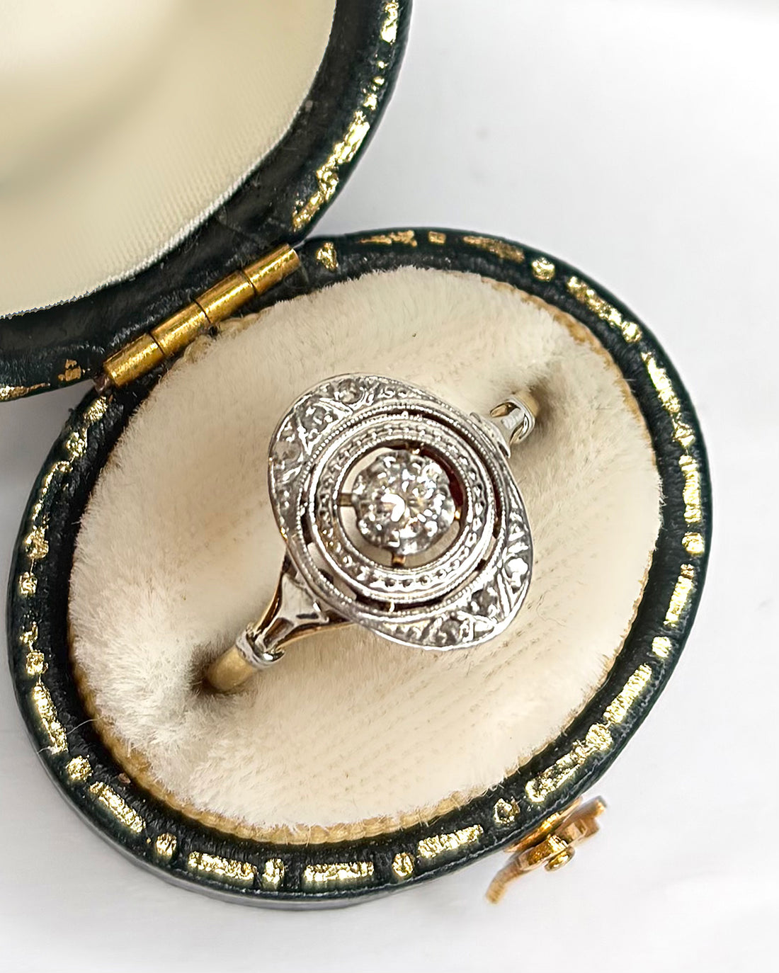 Bague Art-Déco Diamants "Fanny"