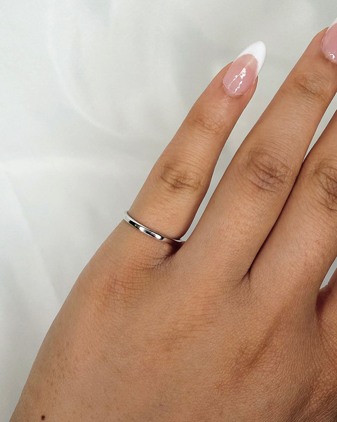 Bague Alliance or gris "Abraham" - Elliade Paris