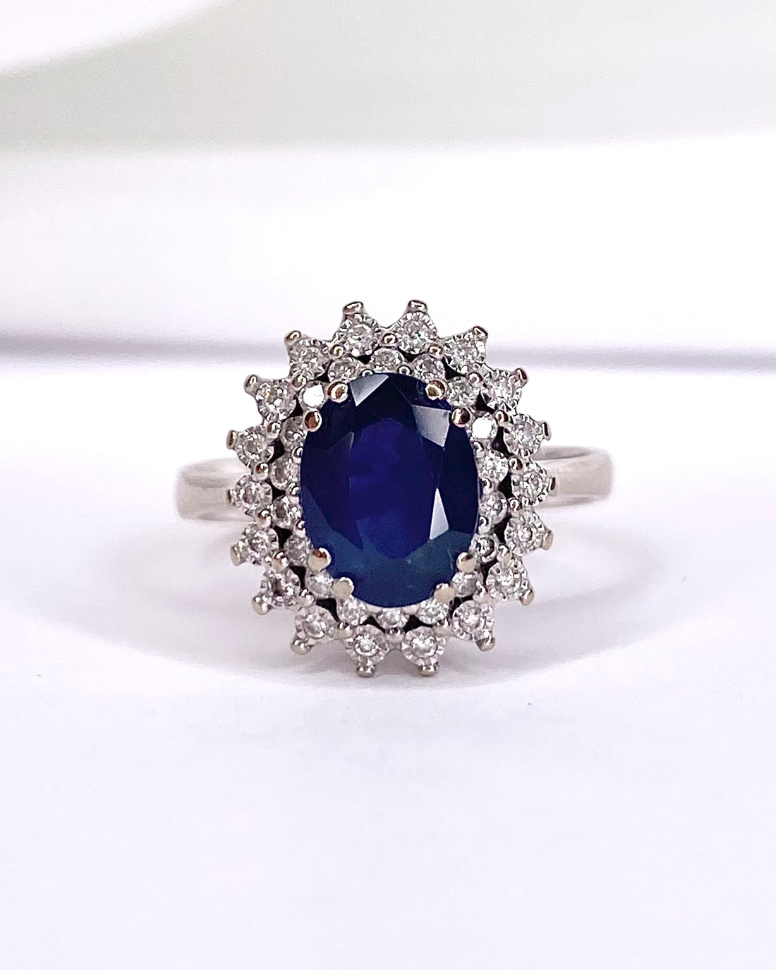 Bague marguerite saphir "Coraline" - Lyon - Elliade Paris