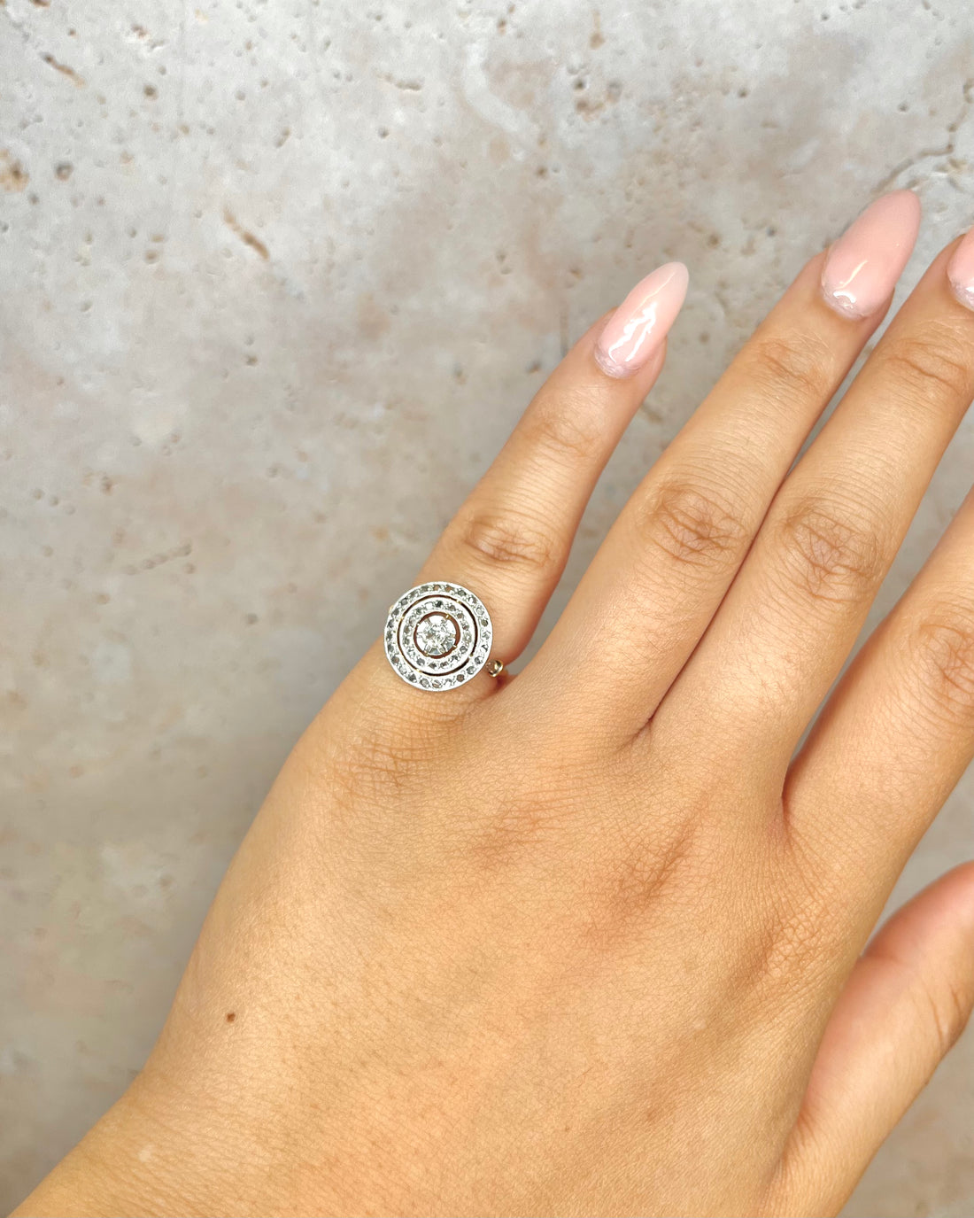 Bague Art-Déco 41 Diamants "Raylee"