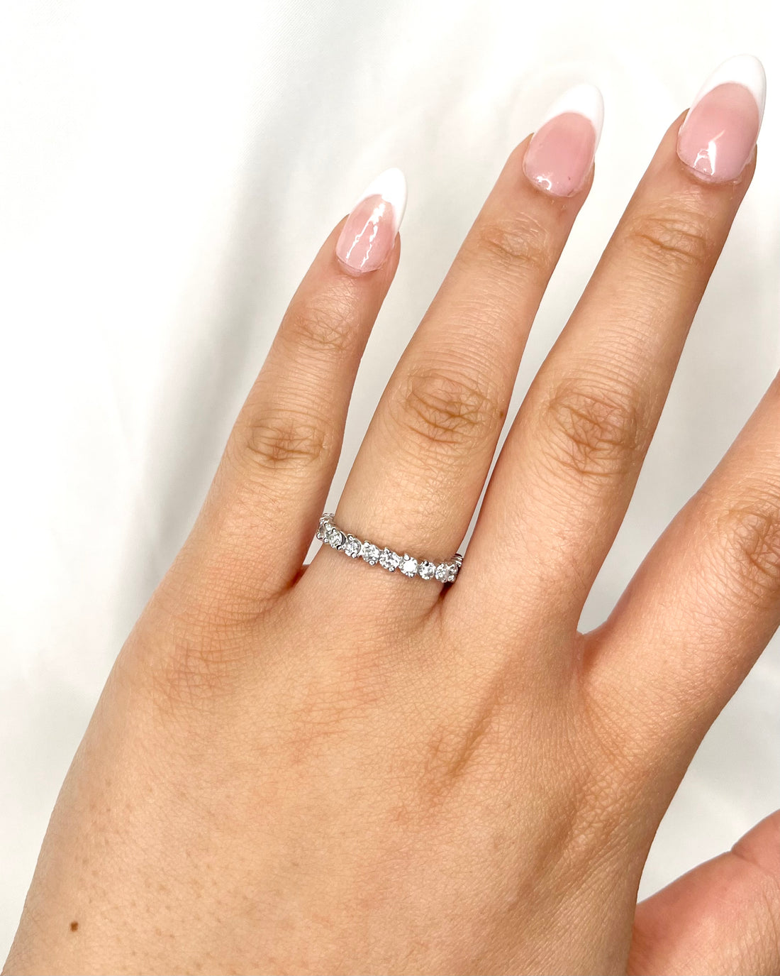 Demi-Alliance Diamants 0.42 carat "Nimma"