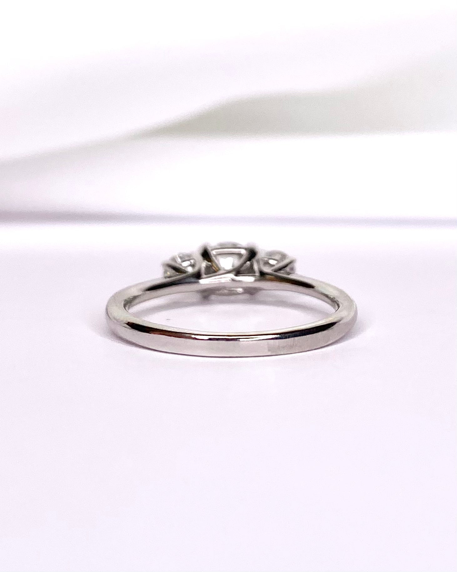 Anillo Trilogía Diamantes 0,78 quilates "Elia"