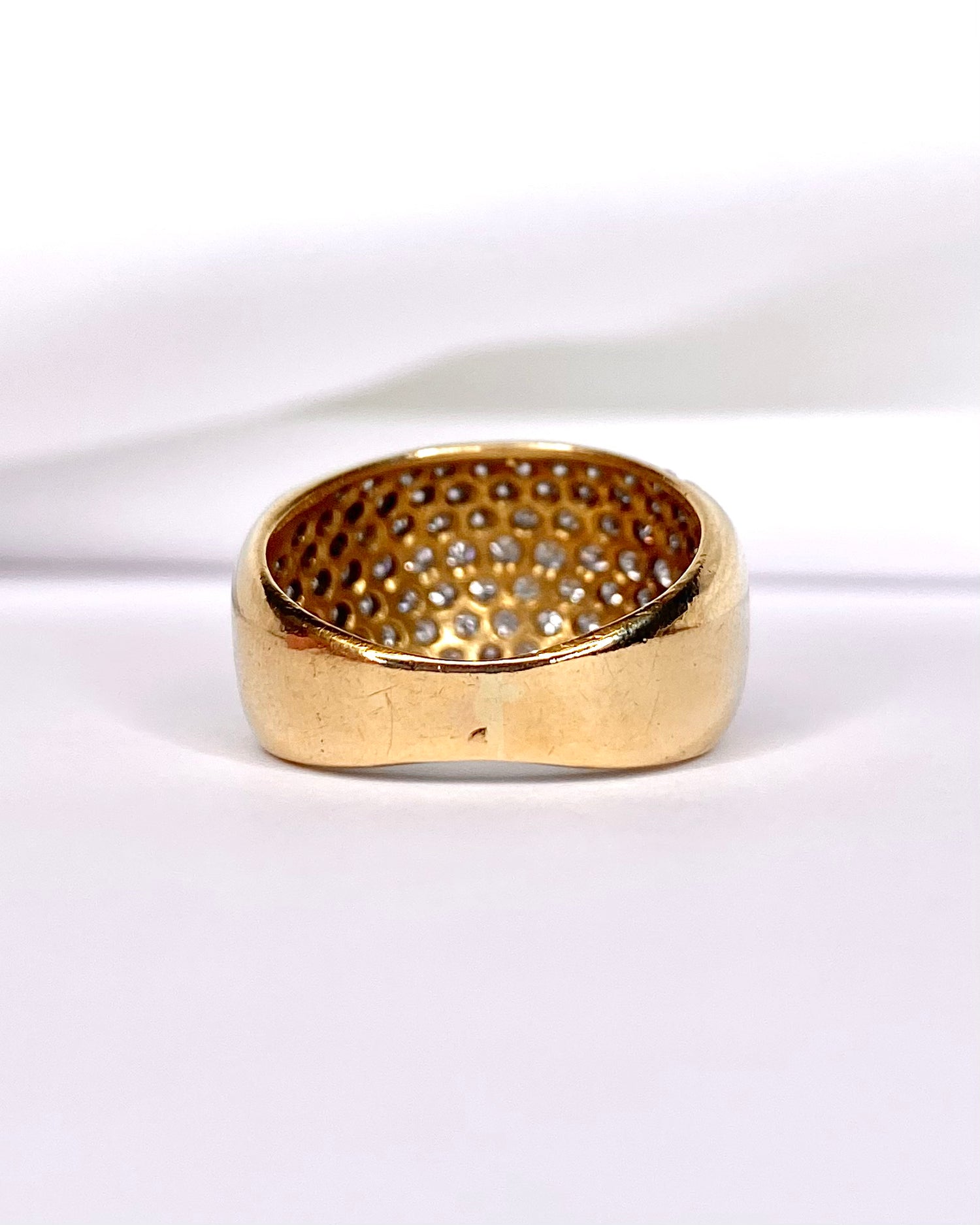 Bague Jonc Diamants 1 Carat "Coline" - Lyon - Elliade Paris