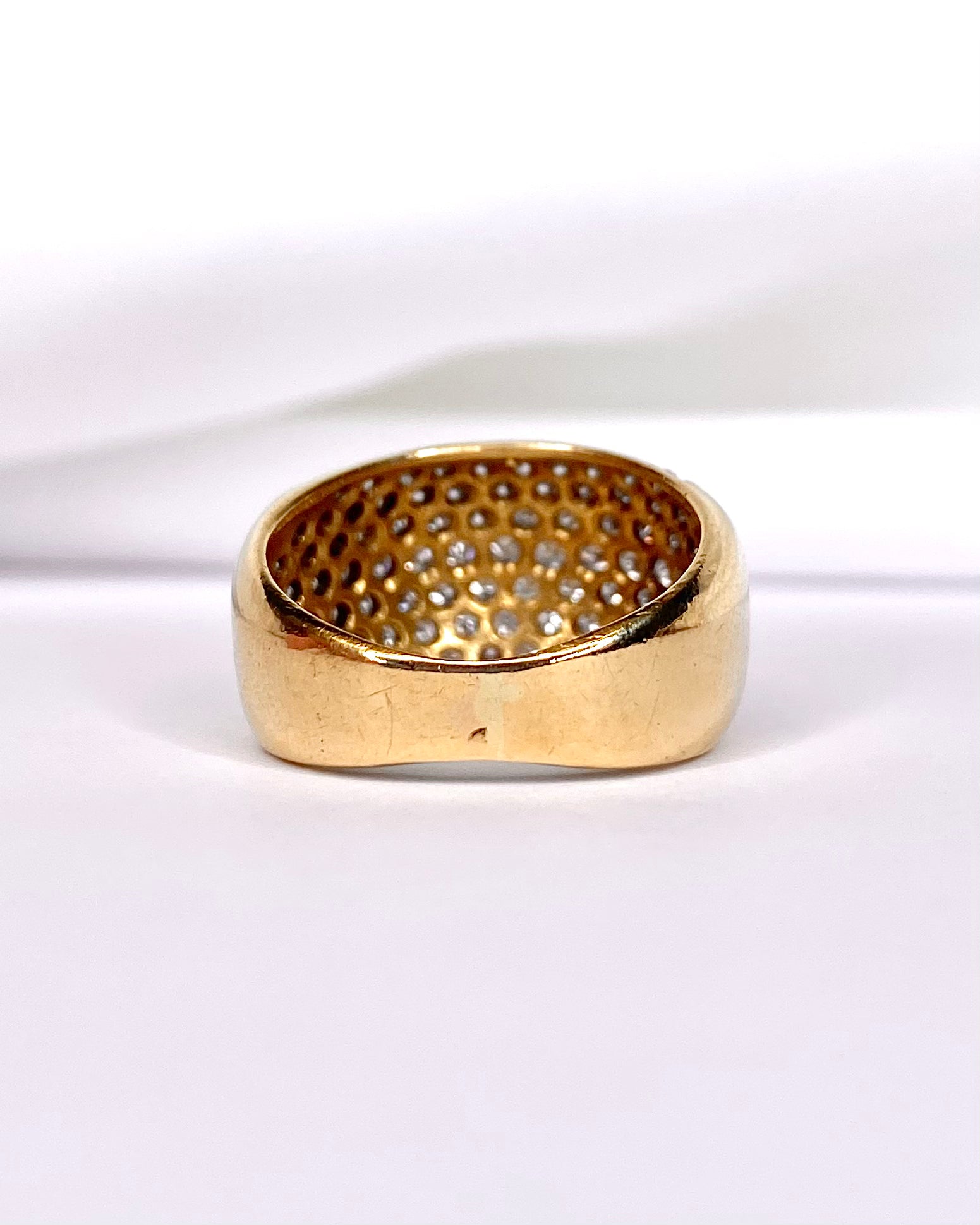 Bague Jonc Diamants 1 Carat "Coline" - Lyon - Elliade Paris