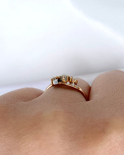 Bague perles et diamants "Liliana" - Lyon - Elliade Paris