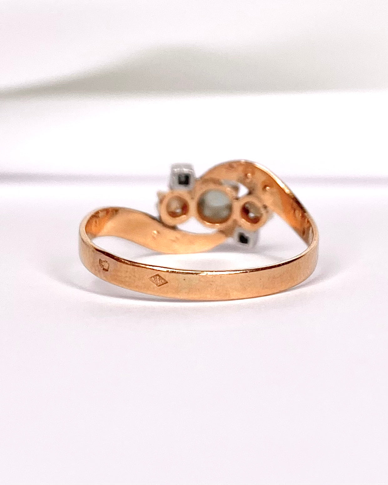 Bague perles et diamants "Liliana" - Lyon - Elliade Paris