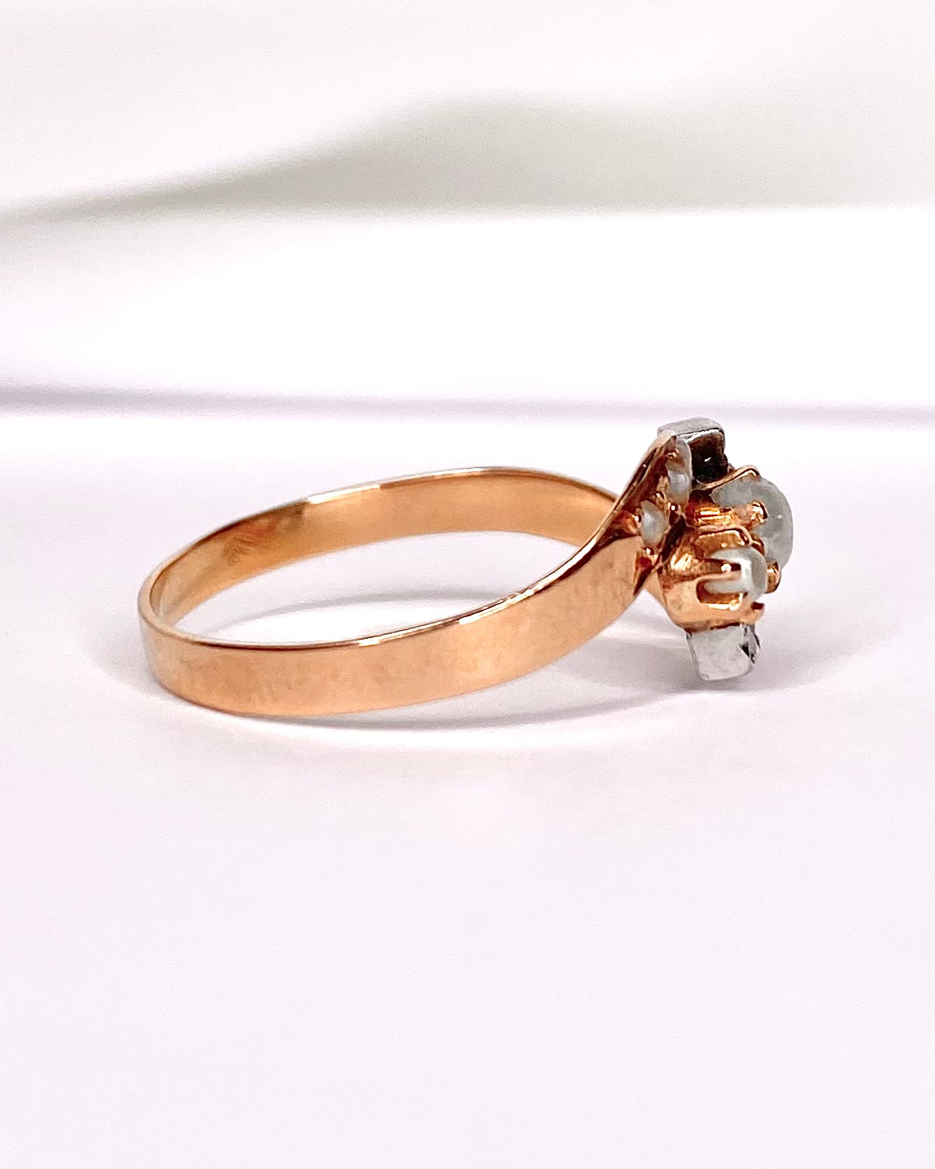 Bague perles et diamants "Liliana" - Lyon - Elliade Paris