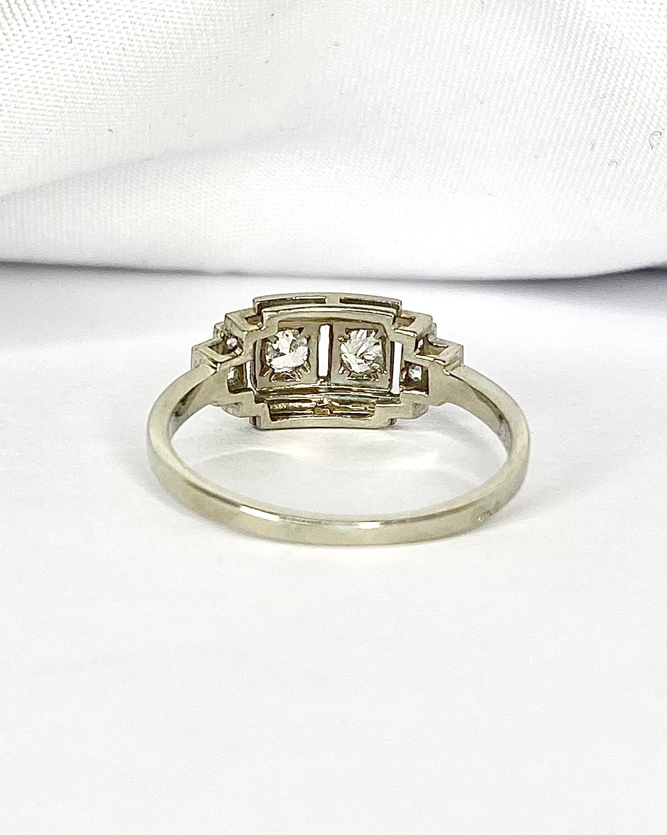 Art Deco Diamond Ring 0.23 Carat "Angelina"