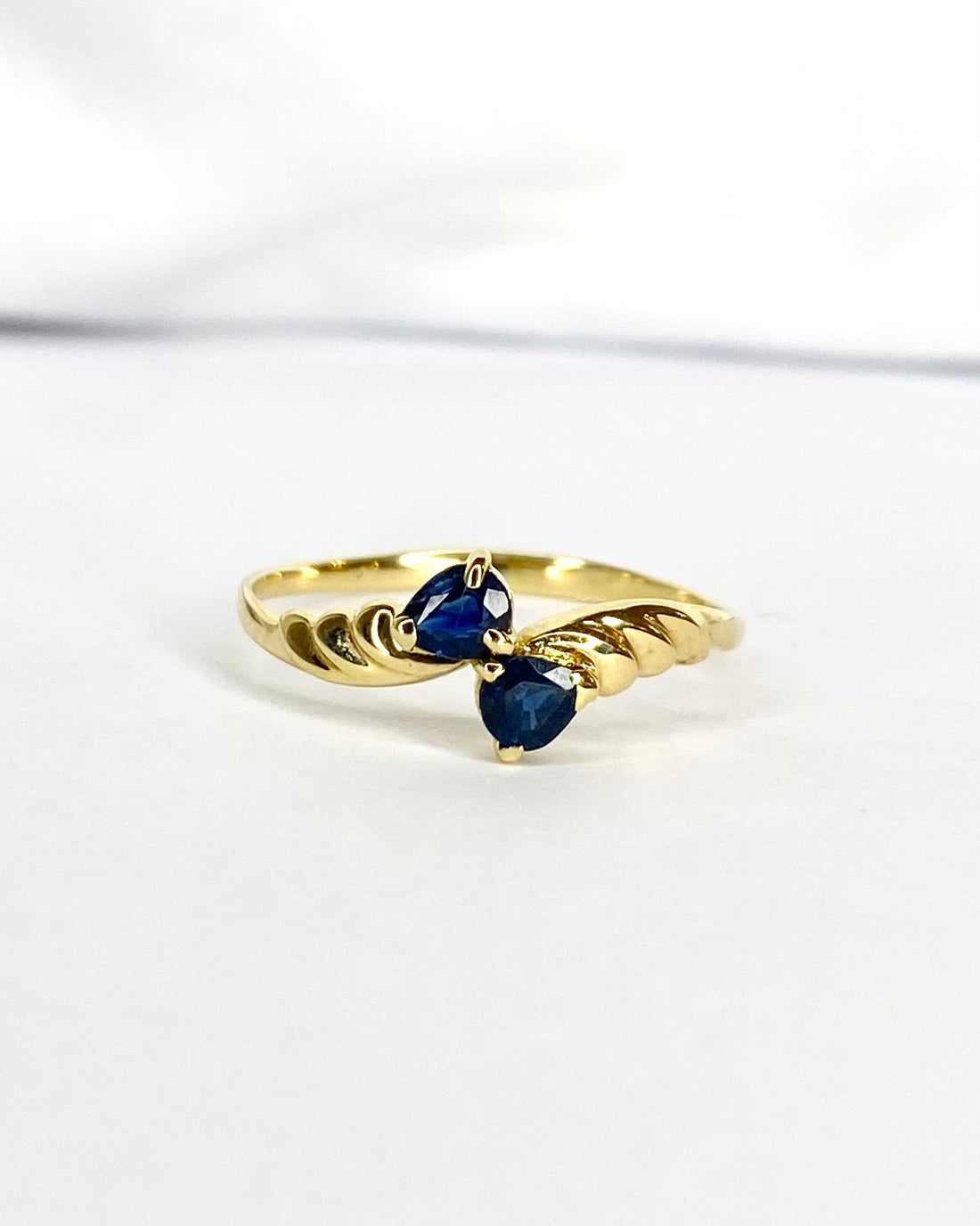 Bague Toi &amp; Moi Saphir "Florianne"