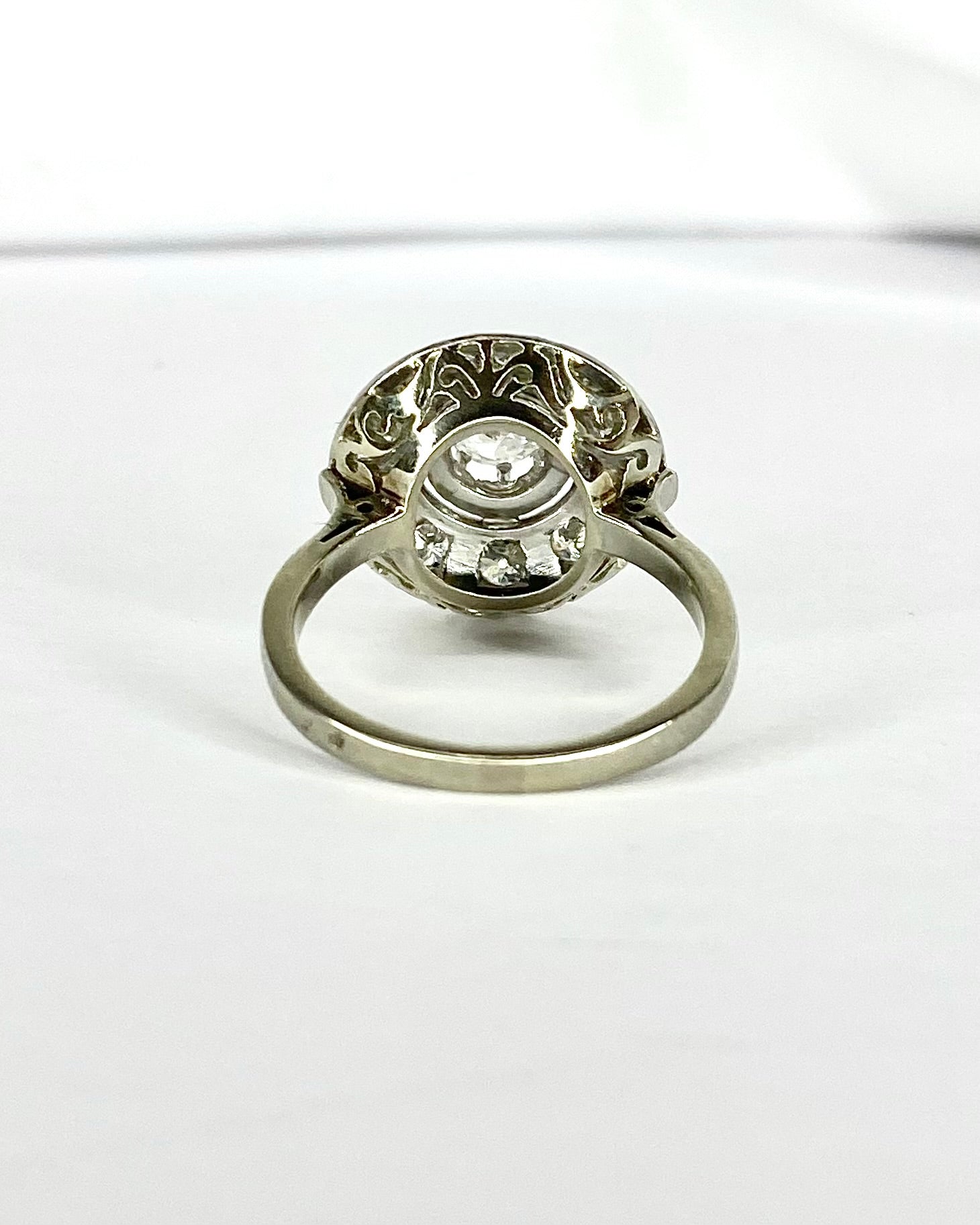 Anillo Art Déco Diamantes 0,82 quilates "Eveline"