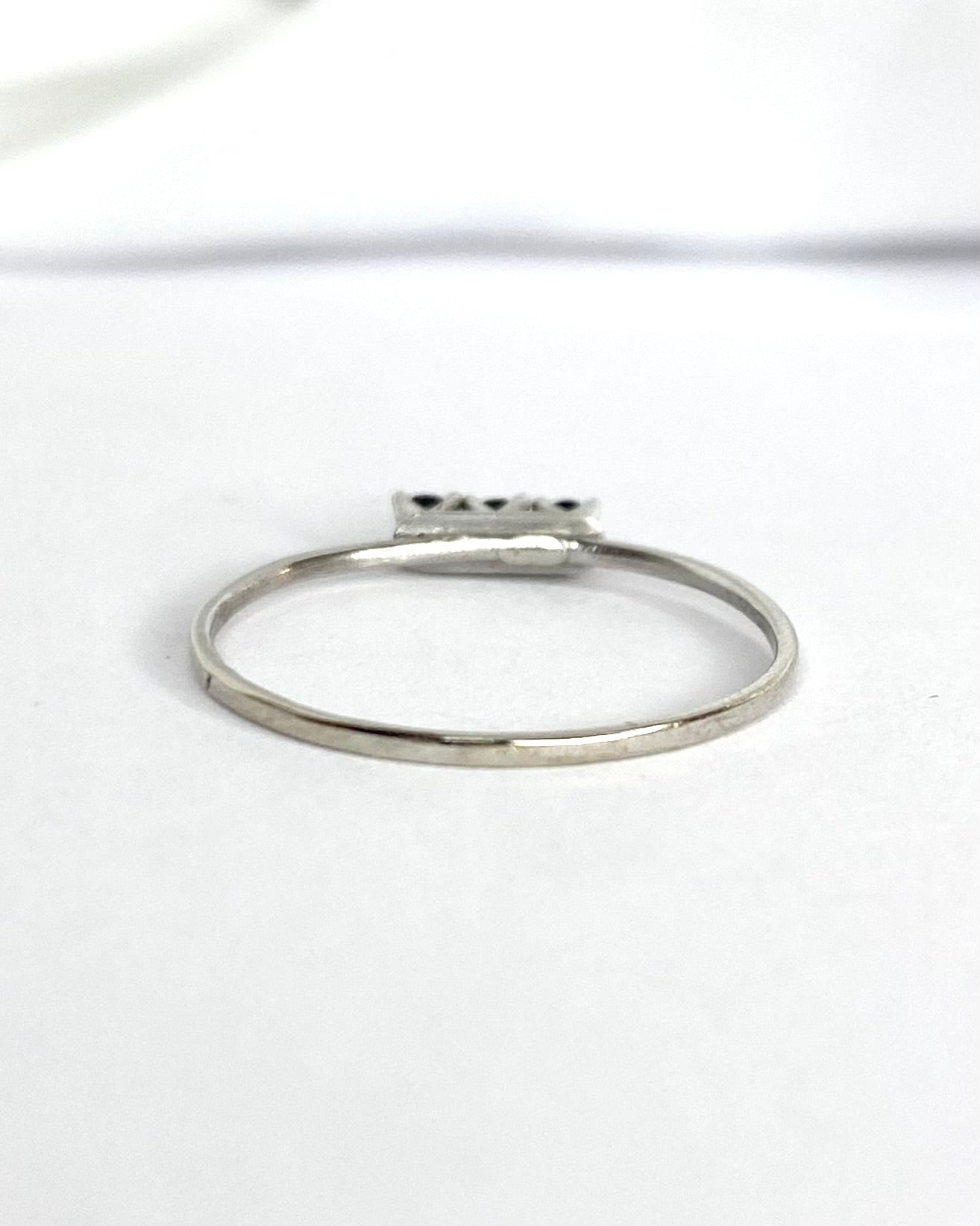 "Laura" Trilogy Sapphire Ring