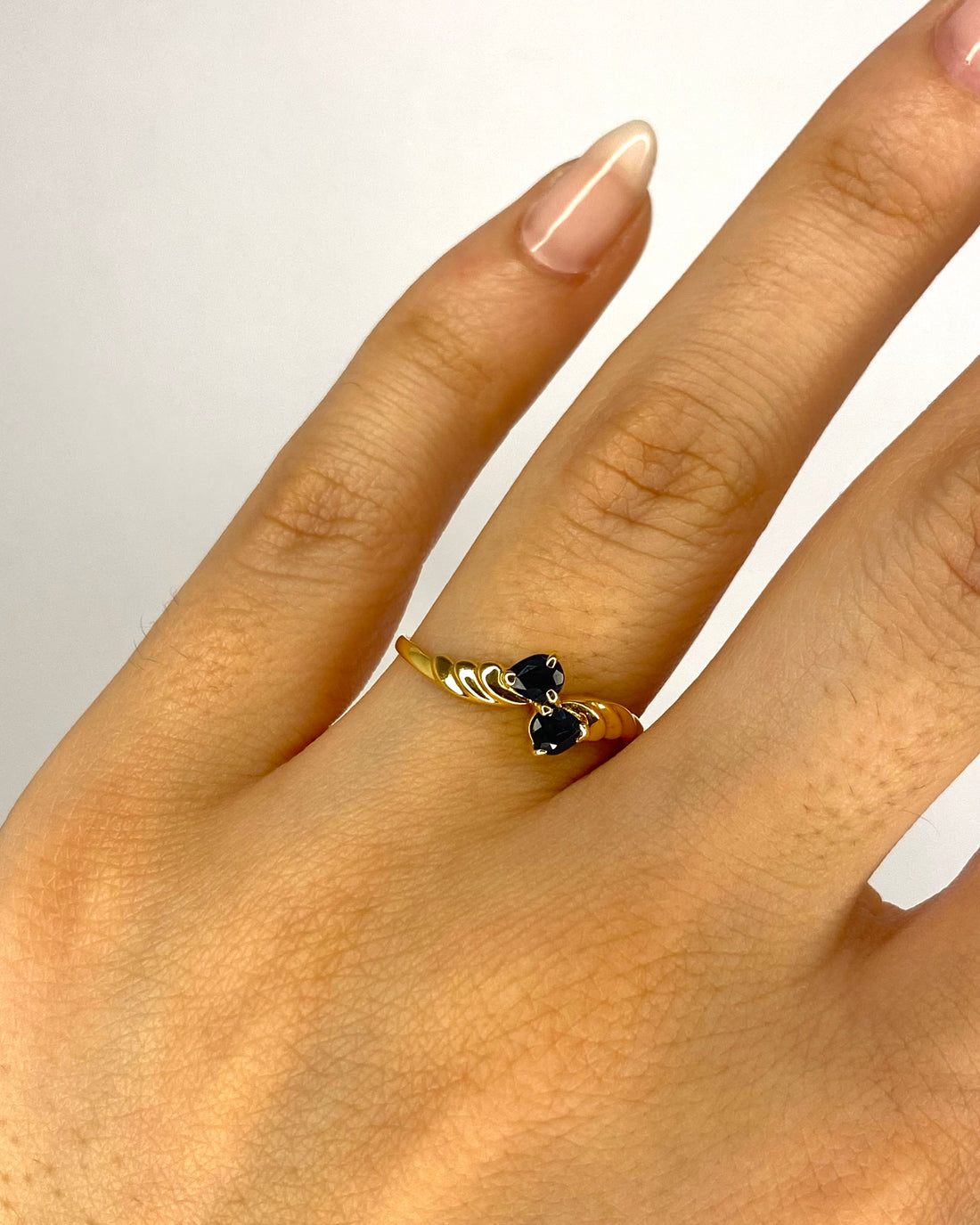 Bague Toi &amp; Moi Saphir "Florianne"