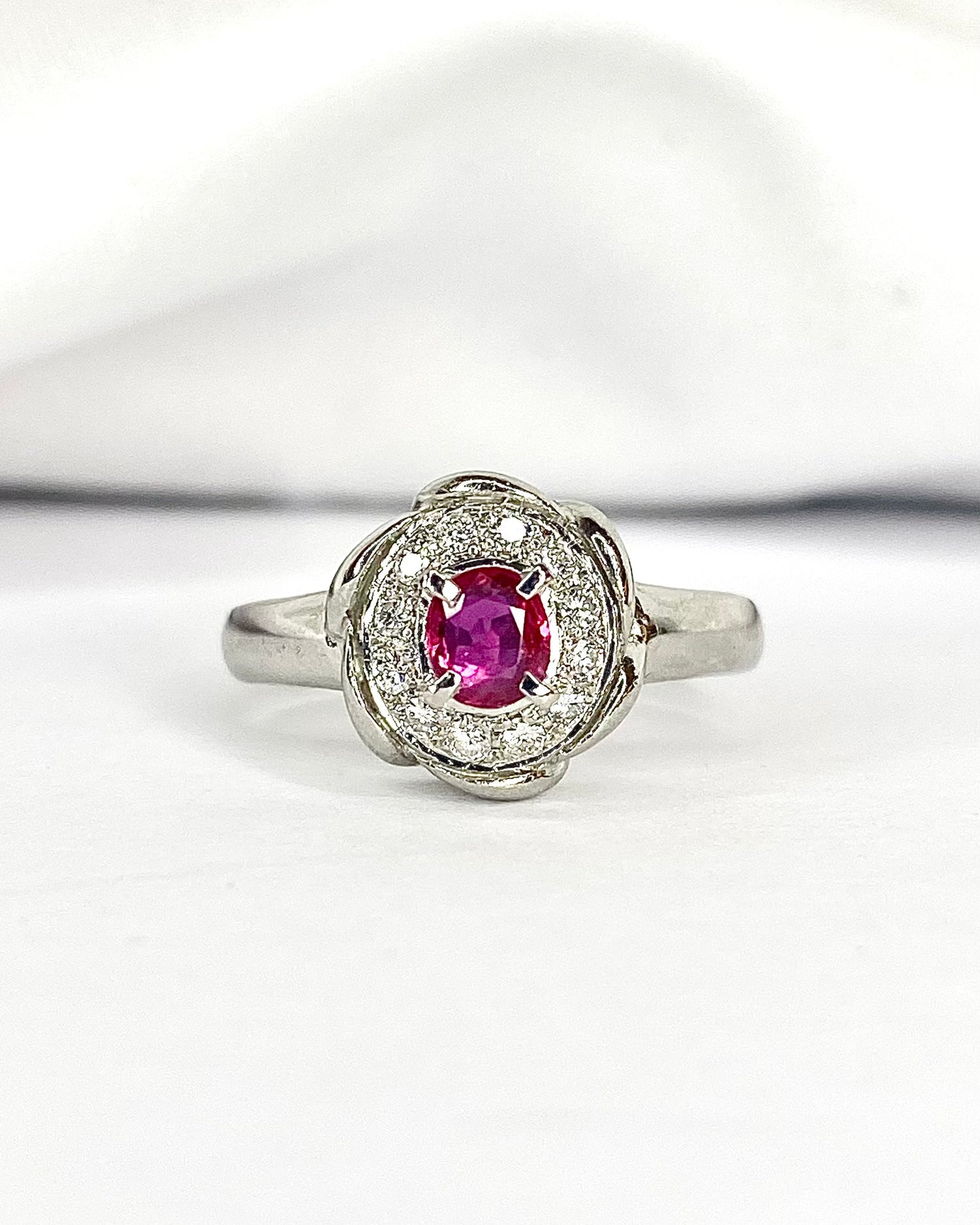 Marguerite Ruby &amp; Diamond Ring "Dilara"
