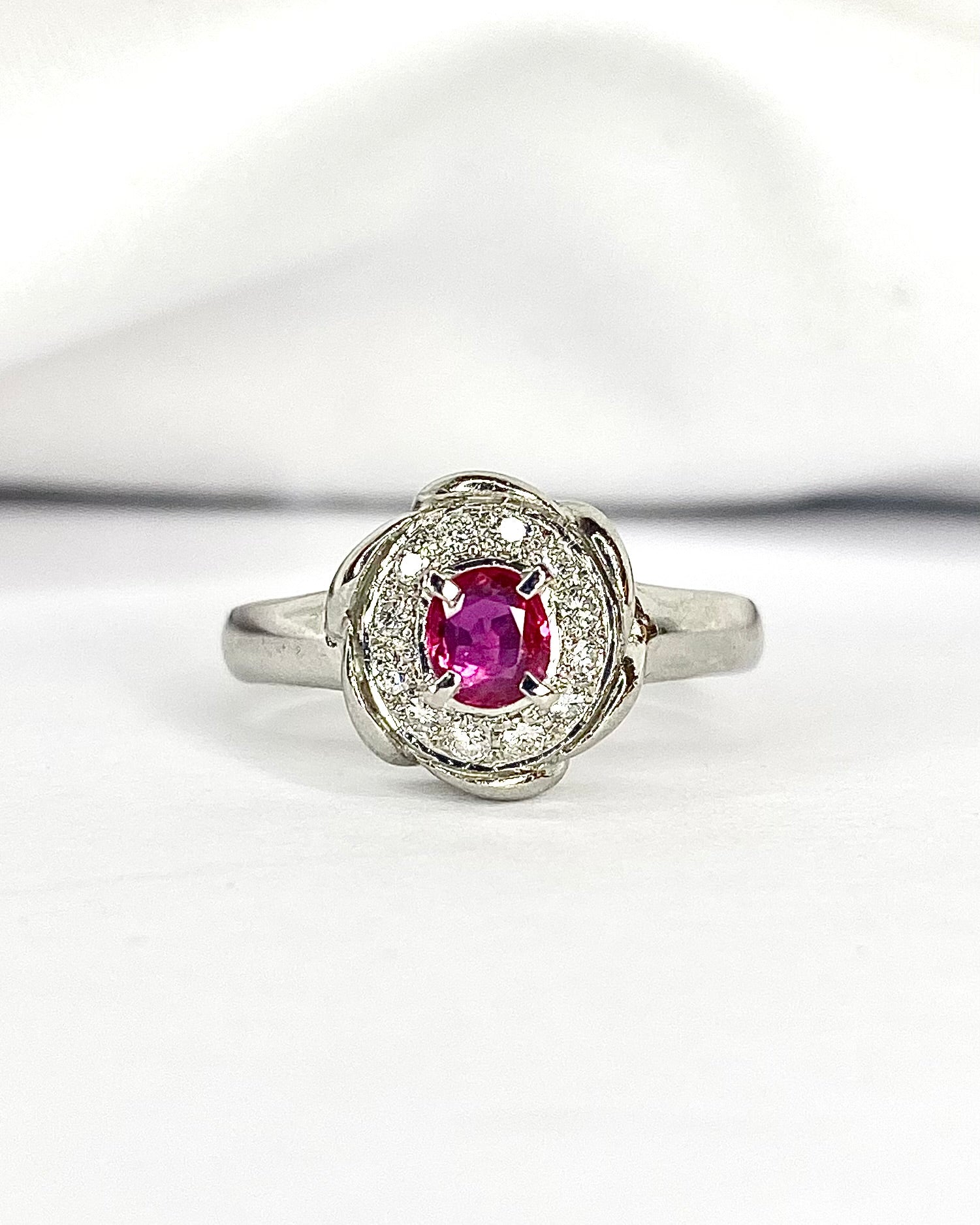 Marguerite Ruby &amp; Diamond Ring "Dilara"