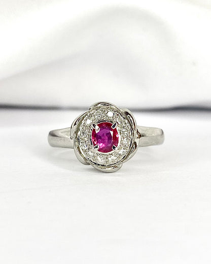 Marguerite Ruby &amp; Diamond Ring "Dilara"