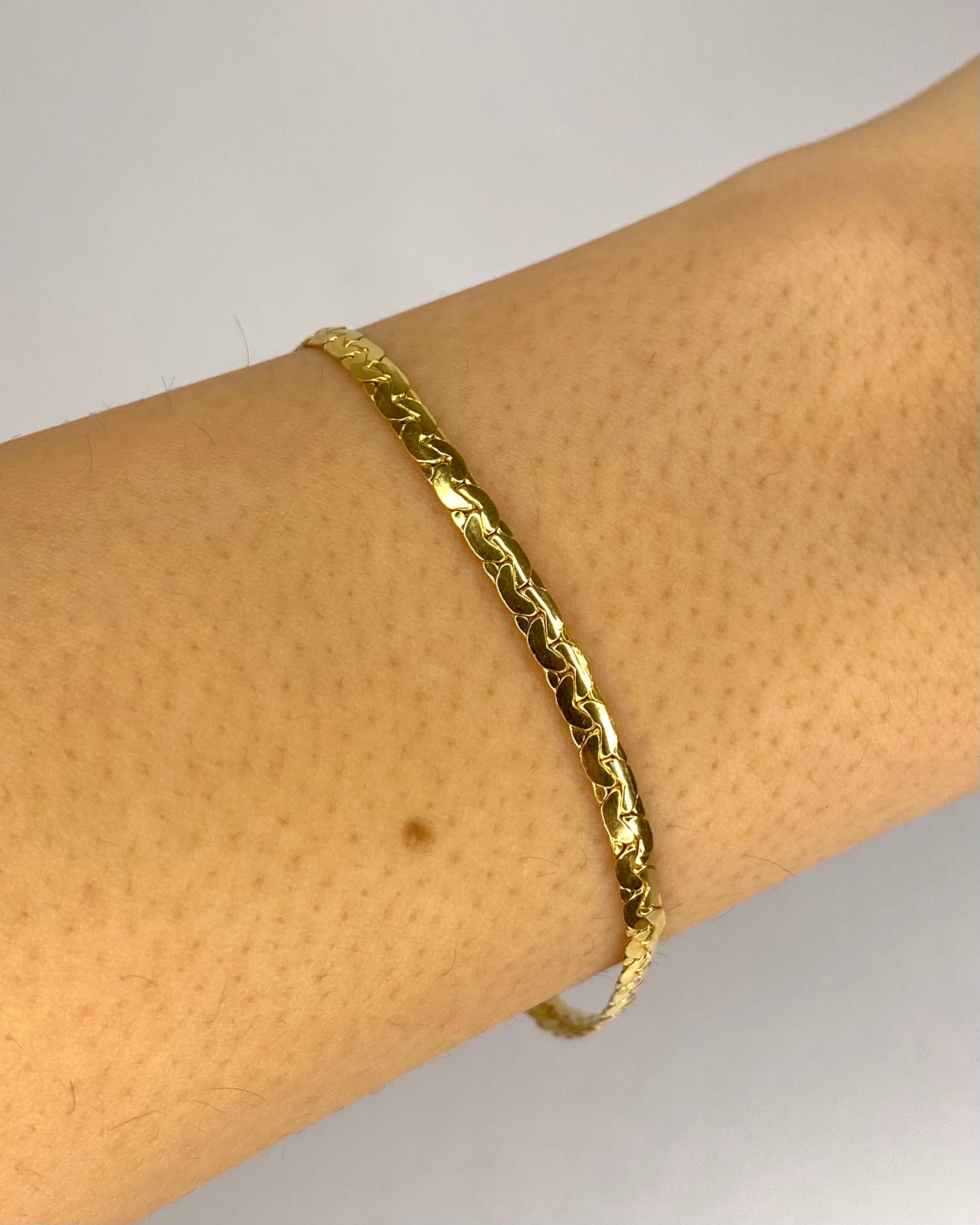 Bracelet Or Jaune "Léonie" - Elliade Paris