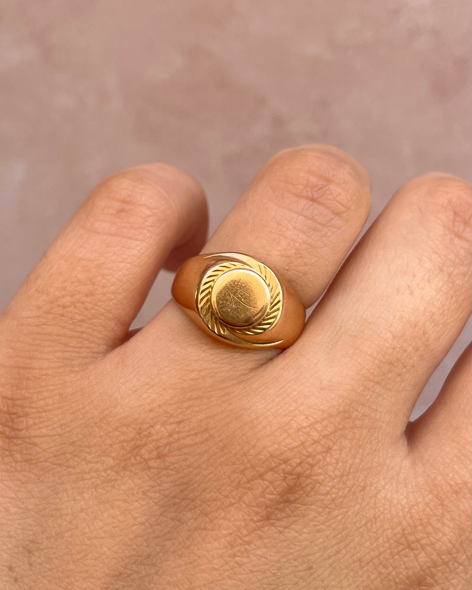 Chevalière Or Jaune 18 carats "Maritza" - Elliade Paris